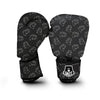 Rhino Hand Drawn Print Pattern Boxing Gloves-grizzshop