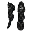 Rhino Hand Drawn Print Pattern Muay Thai Shin Guards-grizzshop