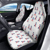 Ribbon American Flag Print Pattern Car Seat Covers-grizzshop