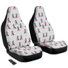 Ribbon American Flag Print Pattern Car Seat Covers-grizzshop