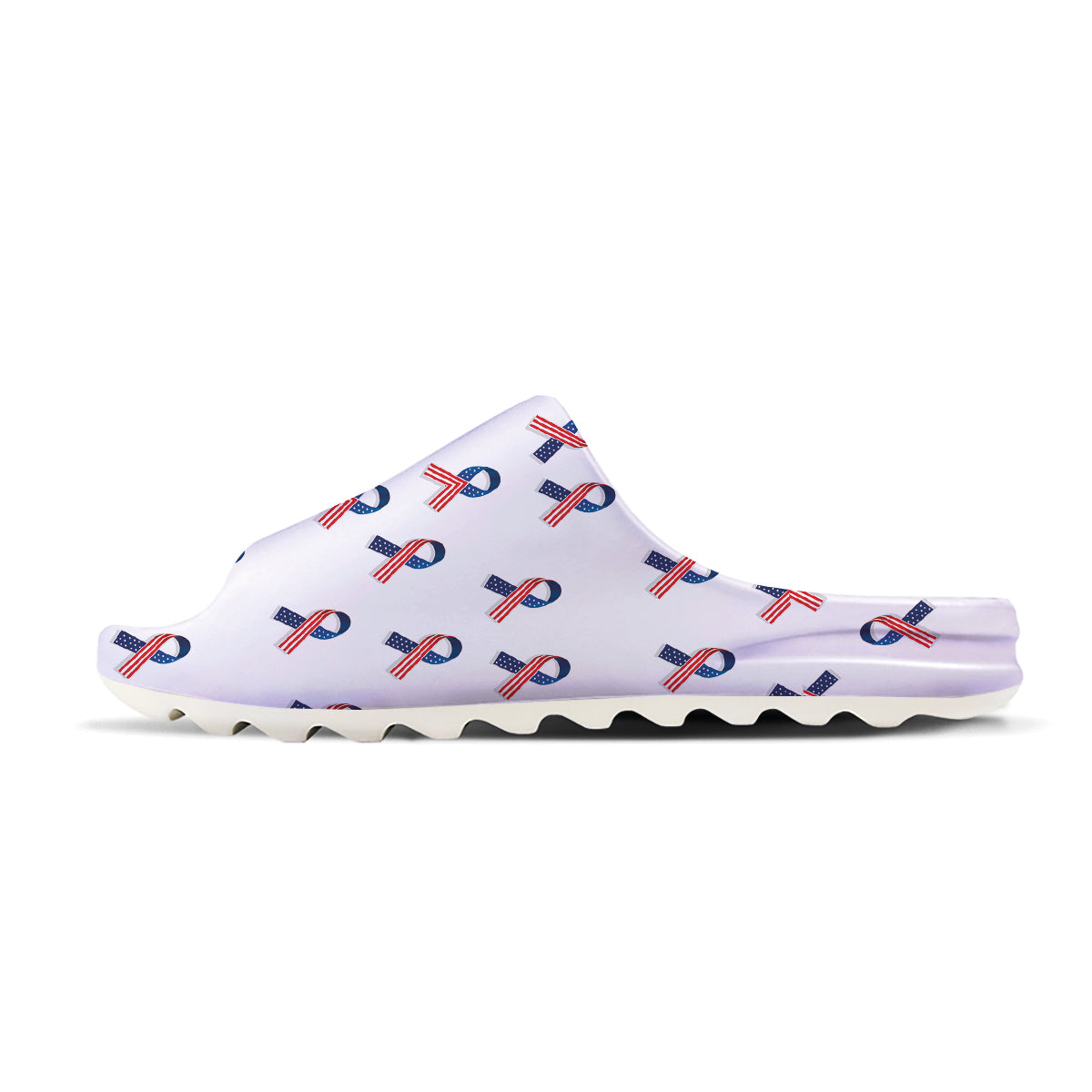 Ribbon American Flag Print Pattern Sandals-grizzshop