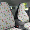 Ribbon Autism Awareness Print Pattern Car Seat Covers-grizzshop