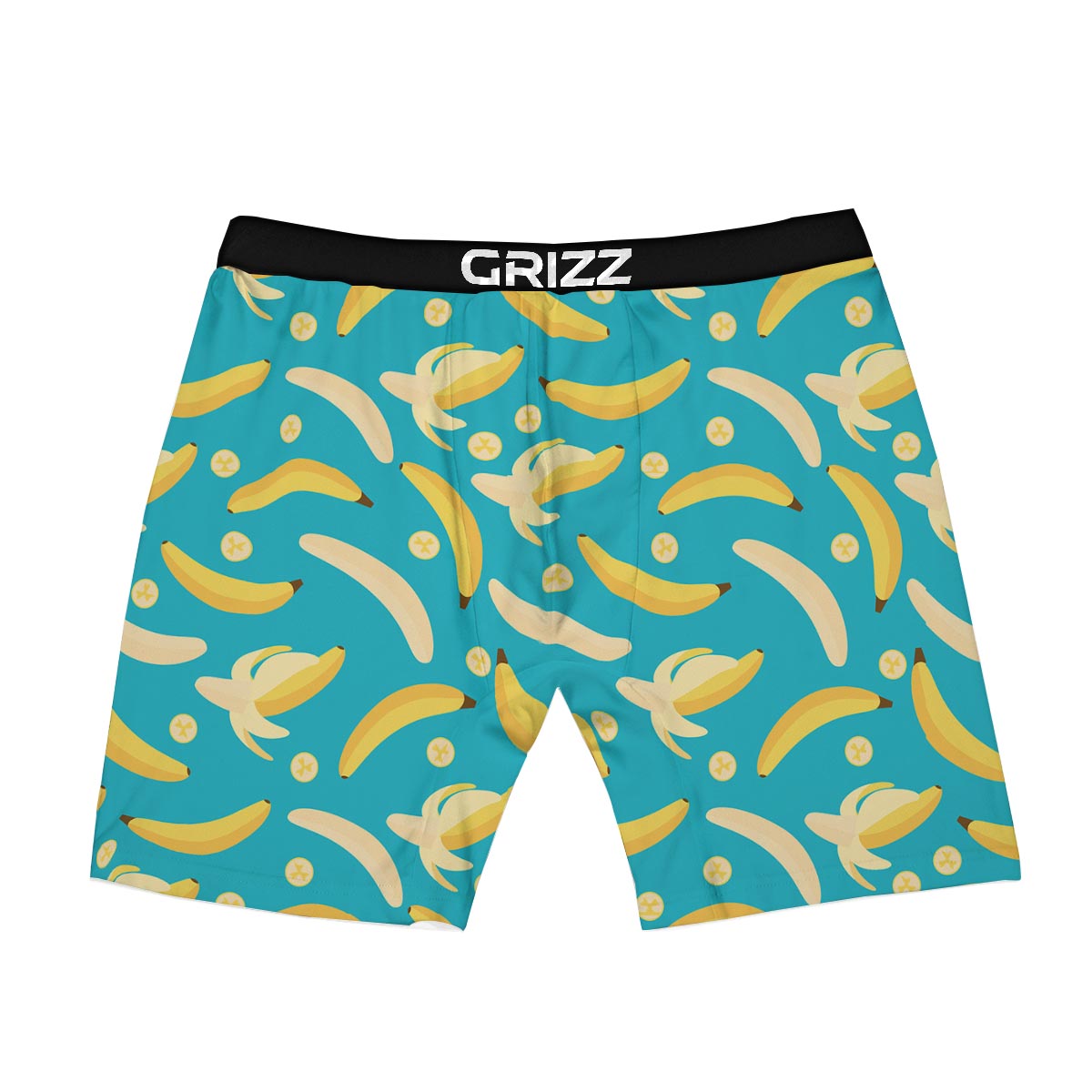 Ripe Banana Print Pattern Boxer Briefs-grizzshop