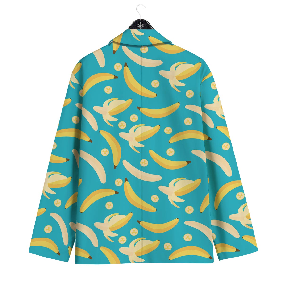 Ripe Banana Print Pattern Men's Sport Coat-grizzshop