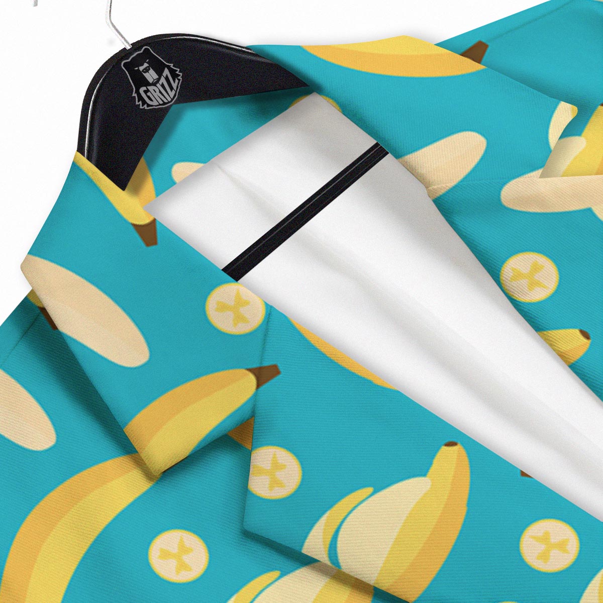 Ripe Banana Print Pattern Men's Sport Coat-grizzshop