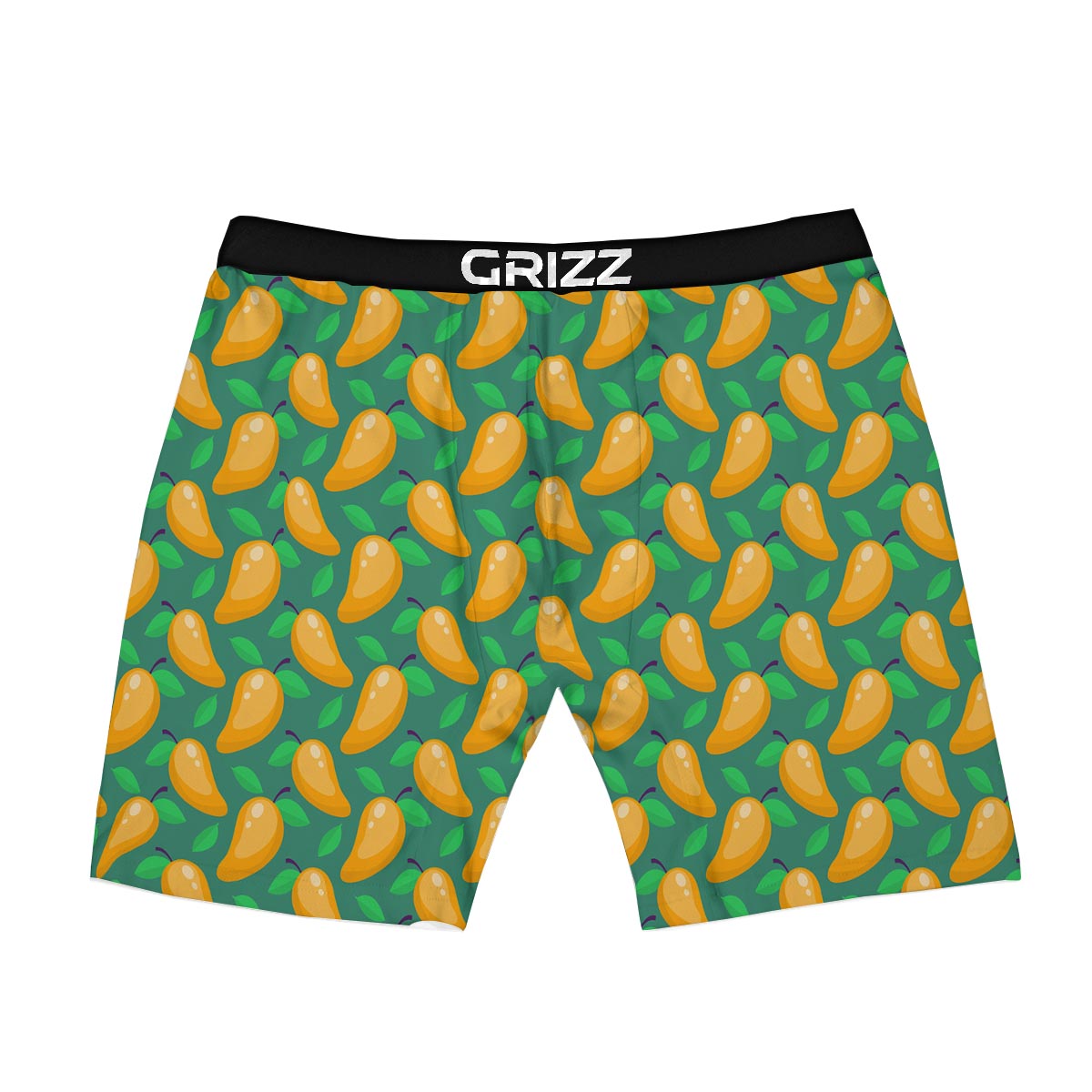 Ripe Mango Fruit Print Pattern Boxer Briefs-grizzshop