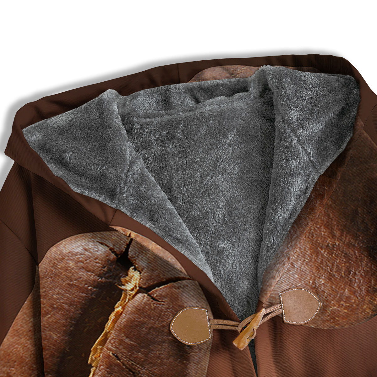 Roasted Coffee Bean Print Men's Windbreaker Jacket-grizzshop