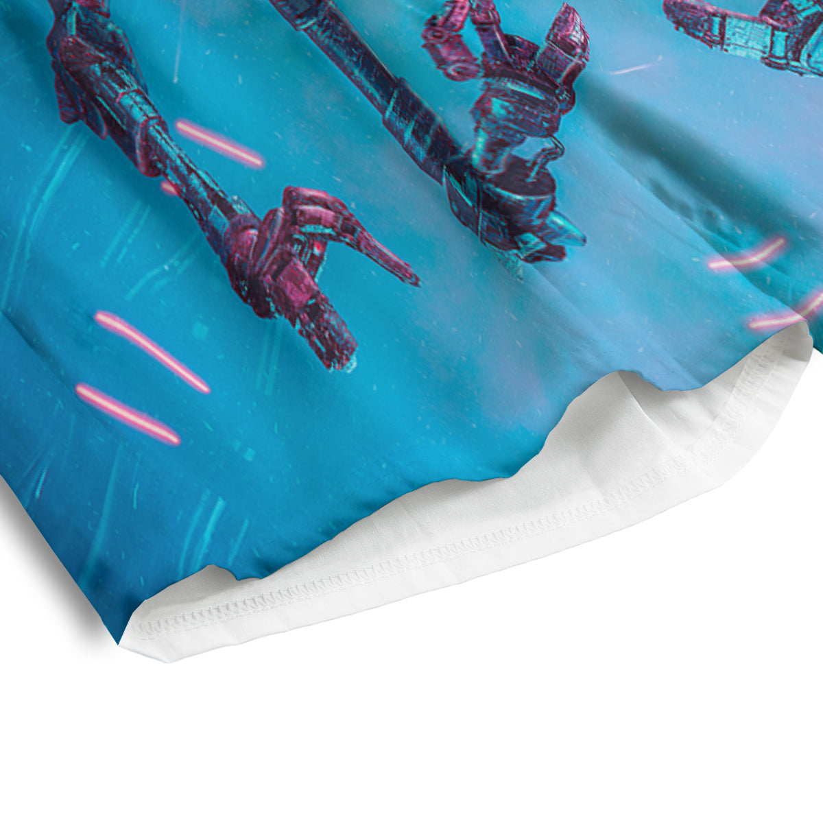 Robot Brain Machine Print Men's Athletic Shorts