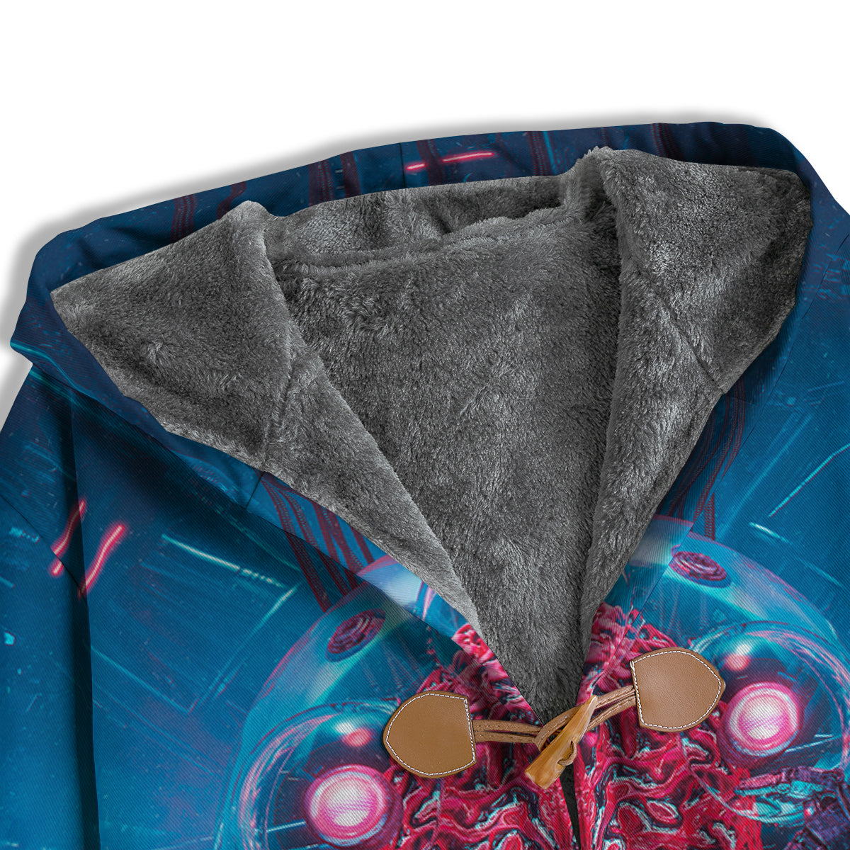 Robot Brain Machine Print Men's Windbreaker Jacket-grizzshop