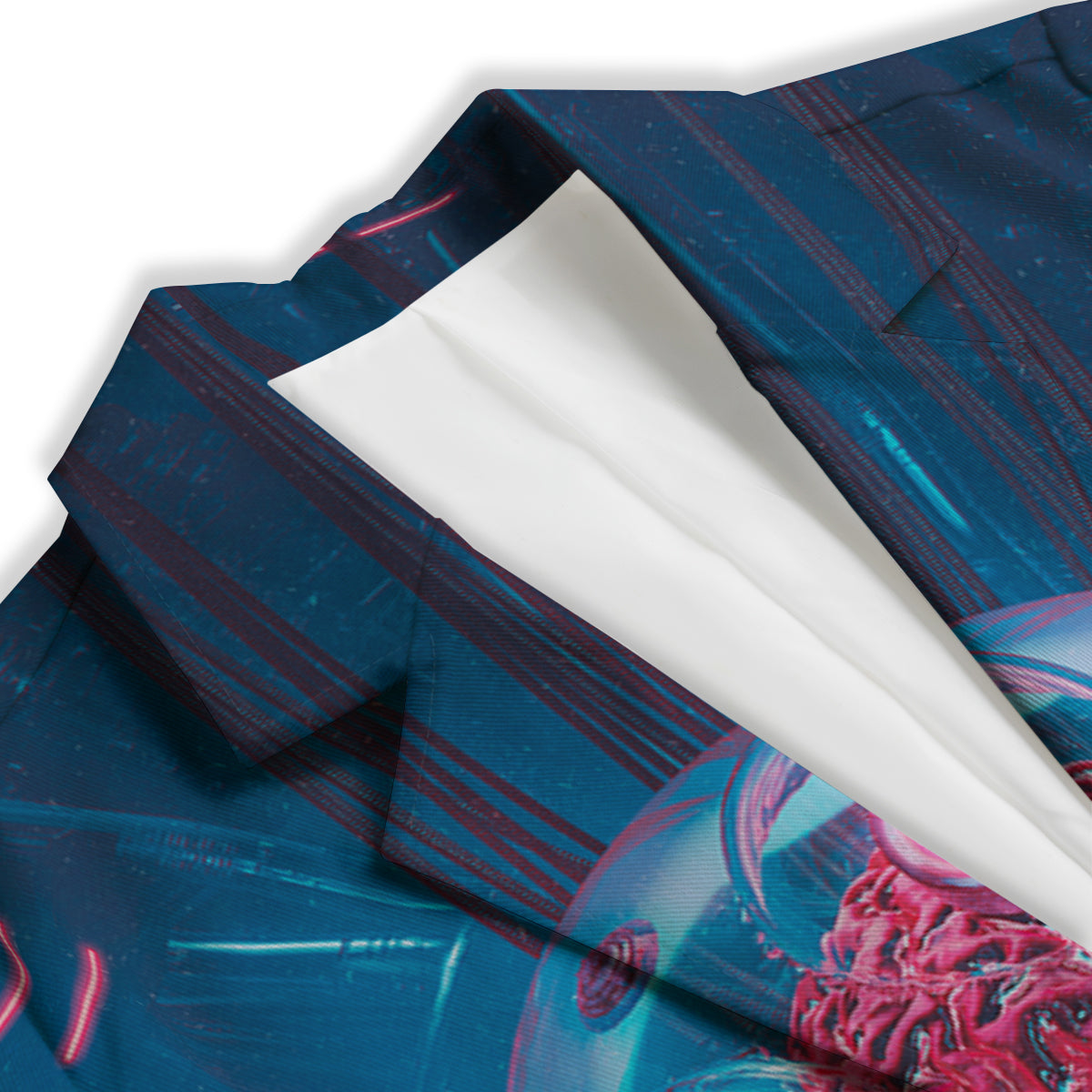Robot Brain Machine Print Women's Blazer-grizzshop