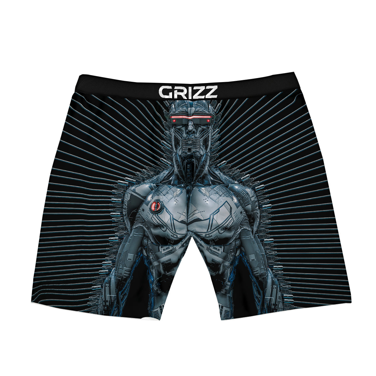Robot Connection Print Boxer Briefs-grizzshop