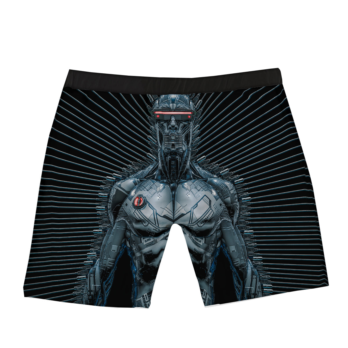 Robot Connection Print Boxer Briefs-grizzshop