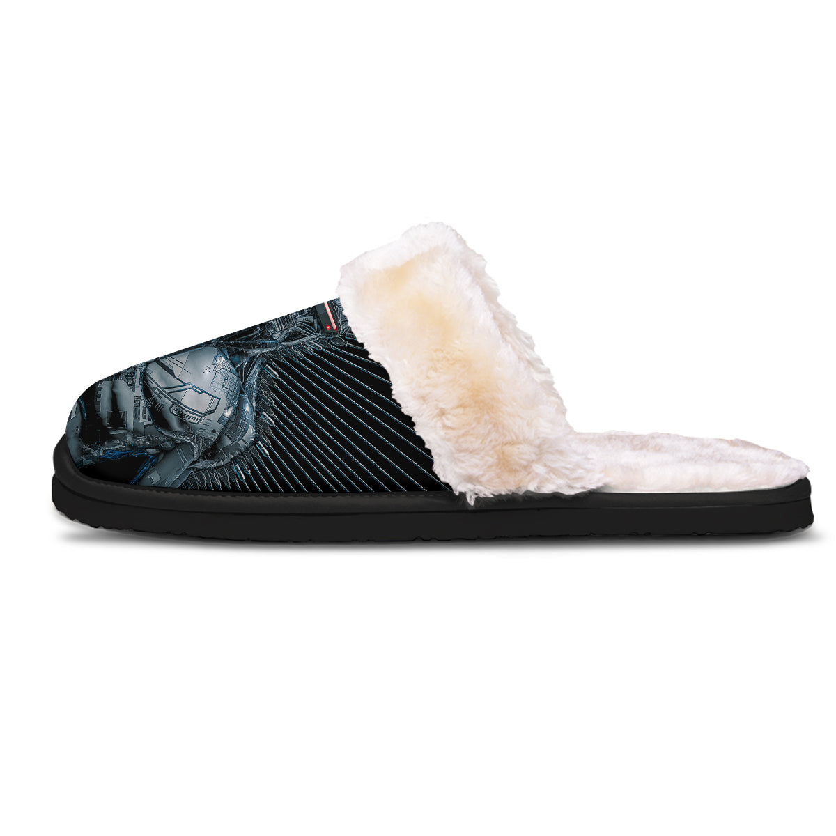 Robot Connection Print Slippers-grizzshop