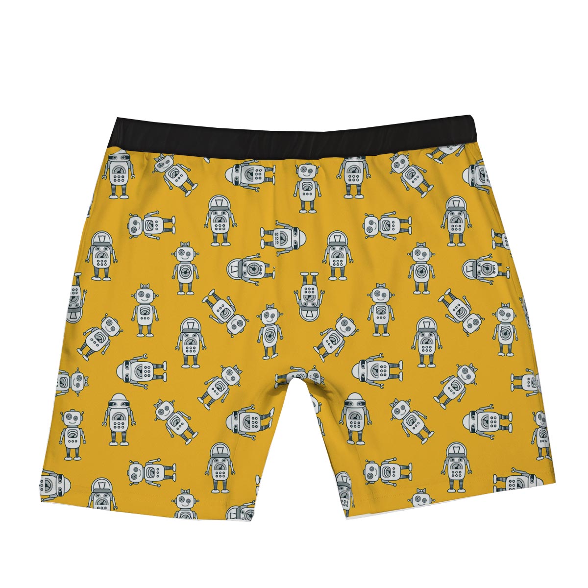 Robot Servant Print Pattern Boxer Briefs-grizzshop