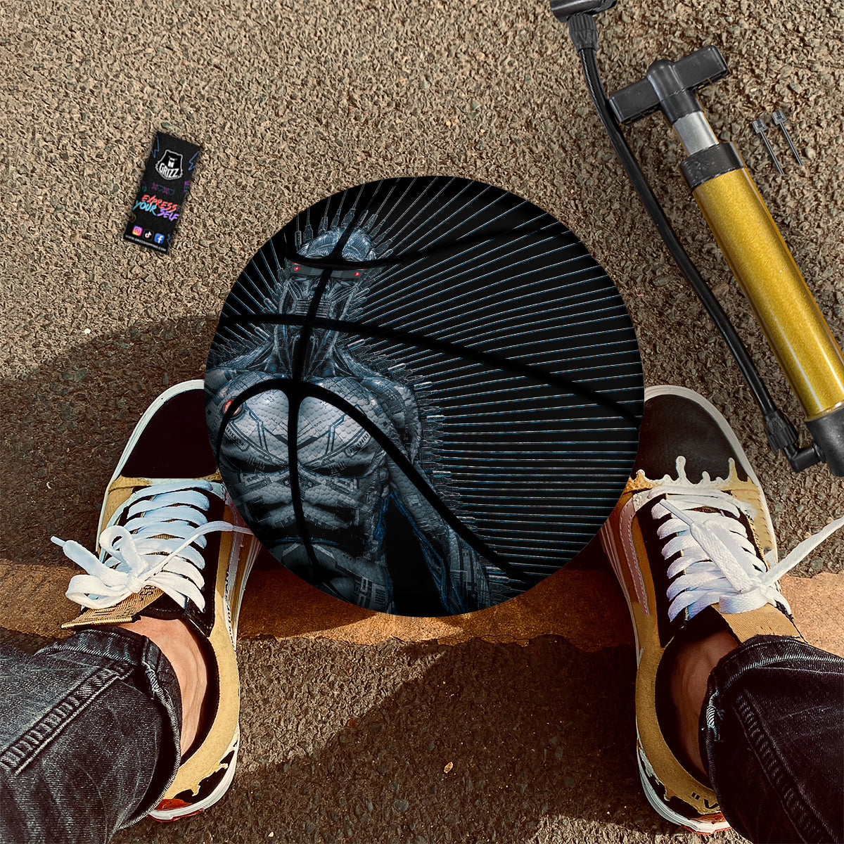 Robot Connection Print Basketball