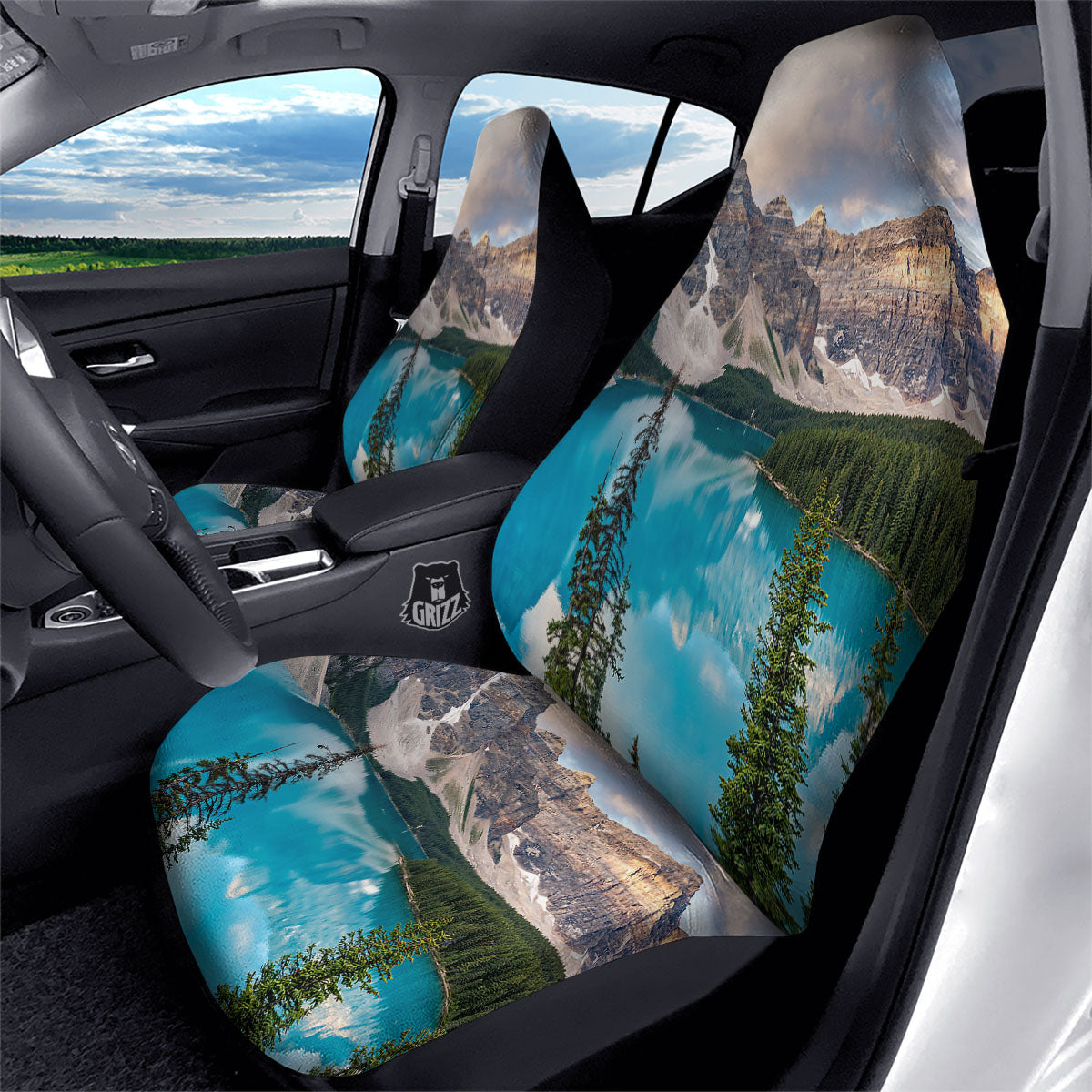 Rocky Mountain Print Car Seat Covers-grizzshop