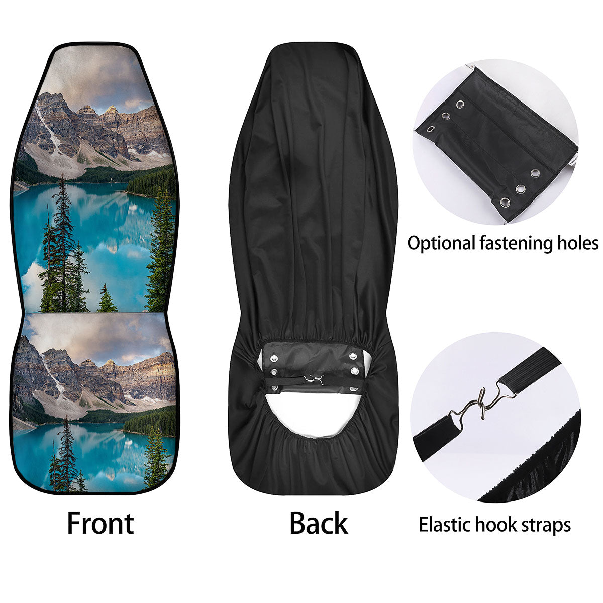 Rocky Mountain Print Car Seat Covers-grizzshop