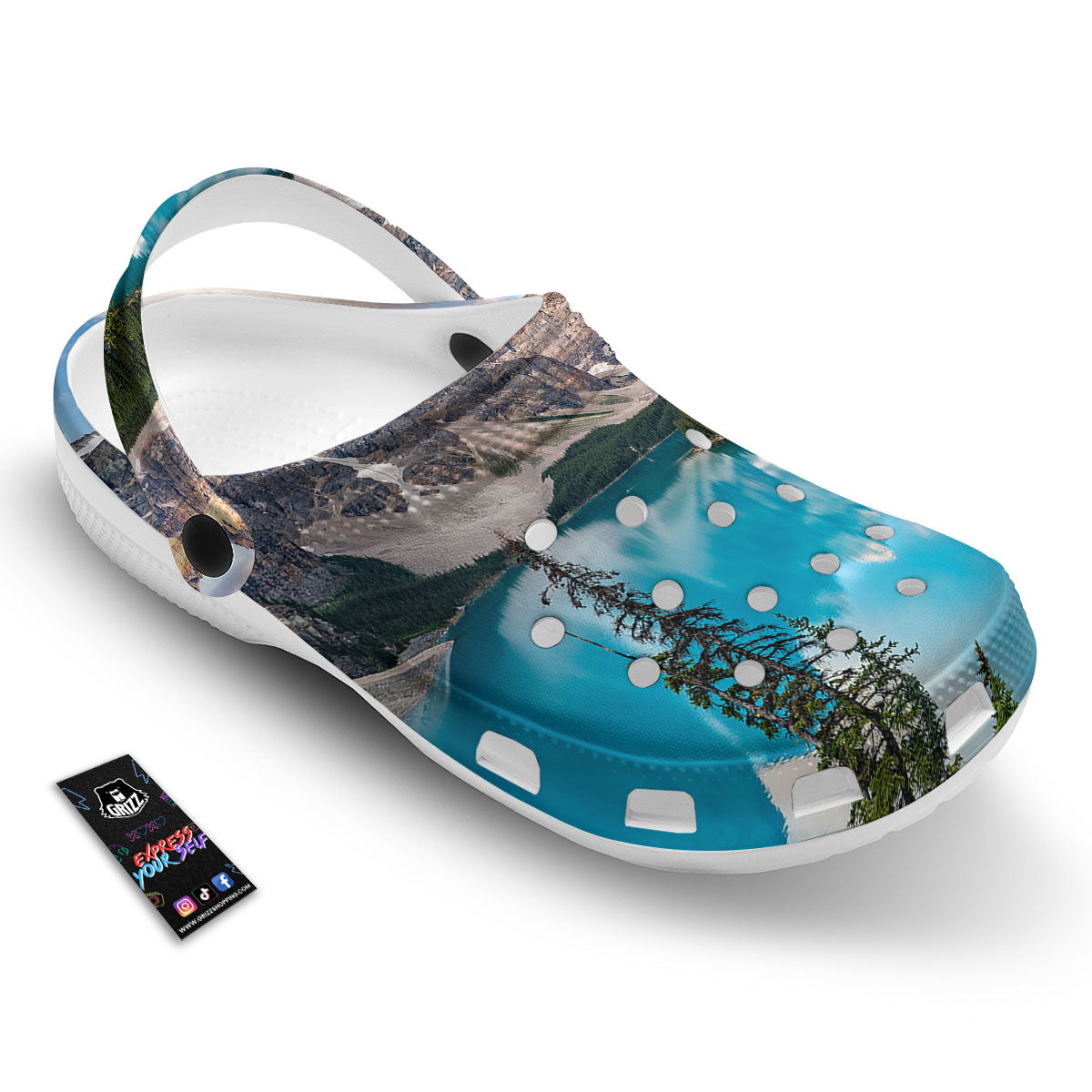 Rocky Mountain Print Clog-grizzshop