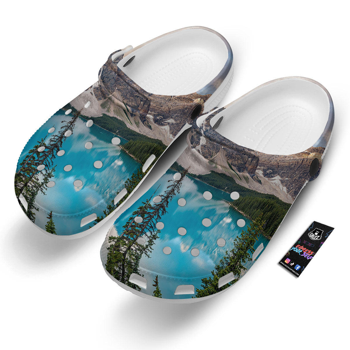 Rocky Mountain Print Clog-grizzshop