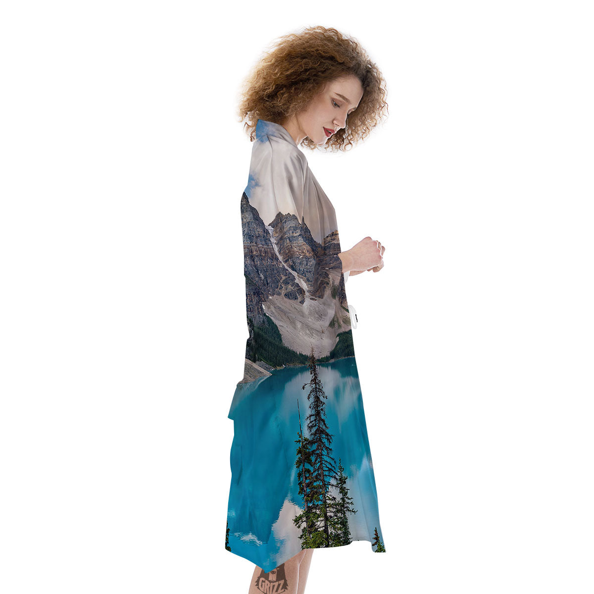 Rocky Mountain Print Kimono-grizzshop