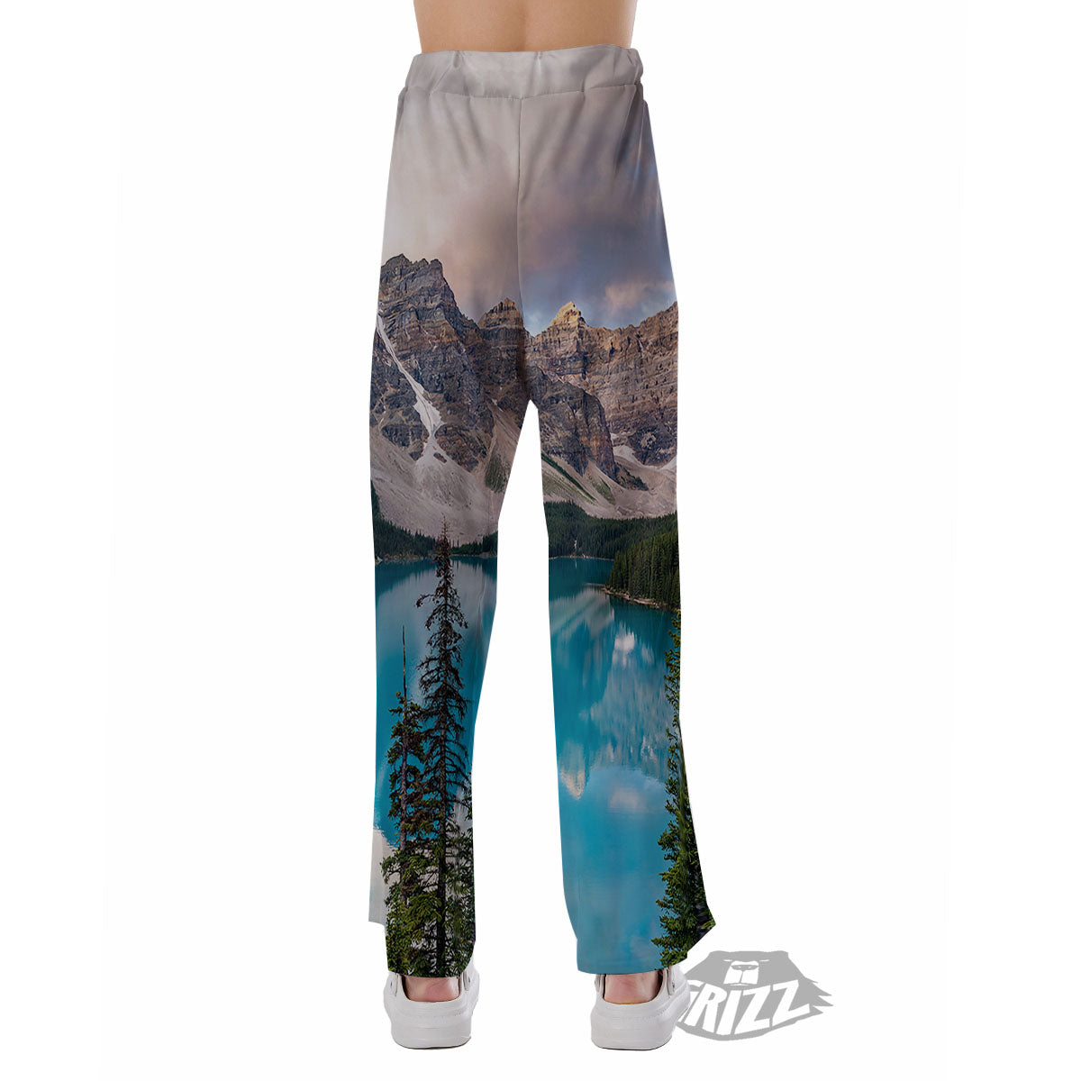 Rocky Mountain Print Pajama Pants-grizzshop