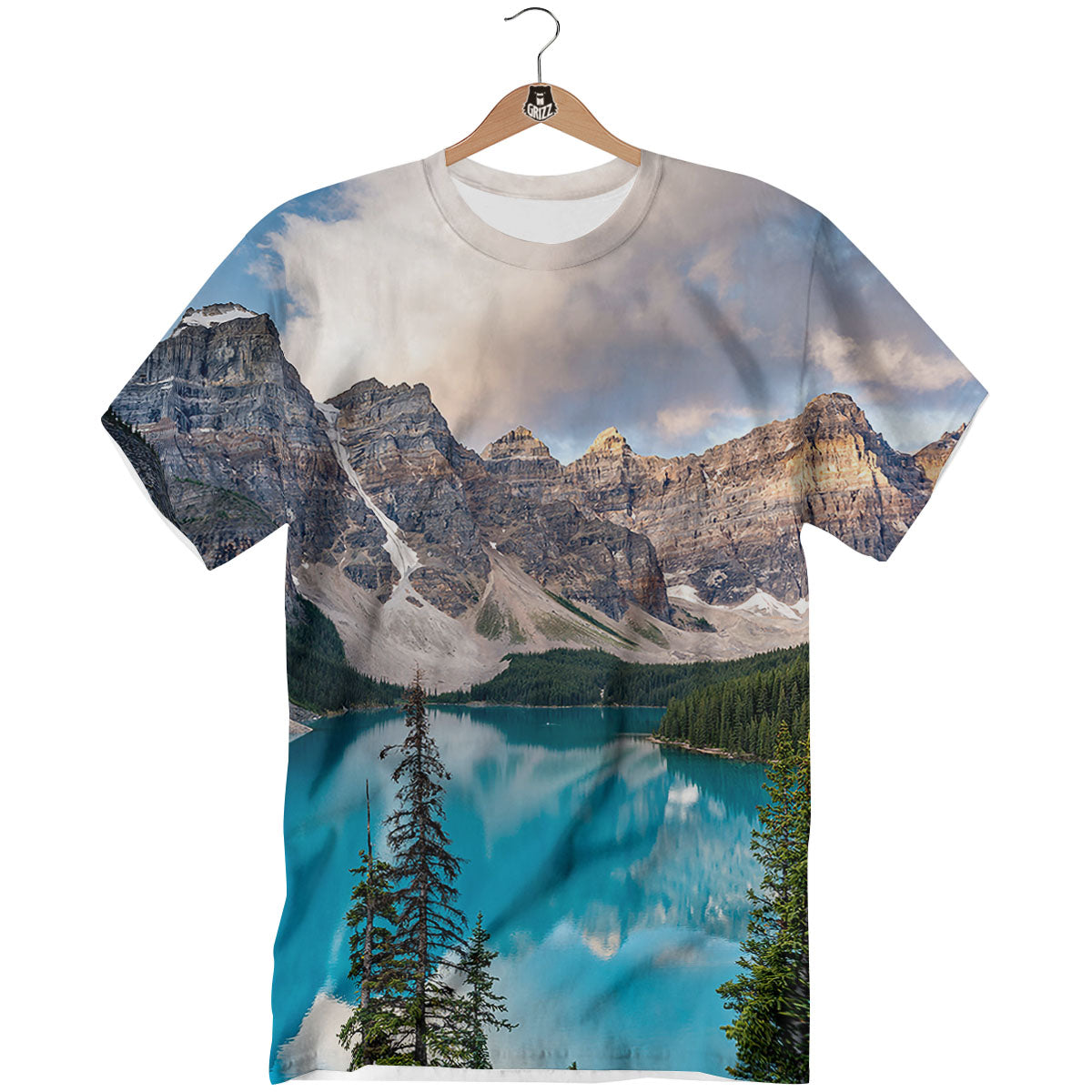 Rocky Mountain Print T-Shirt-grizzshop