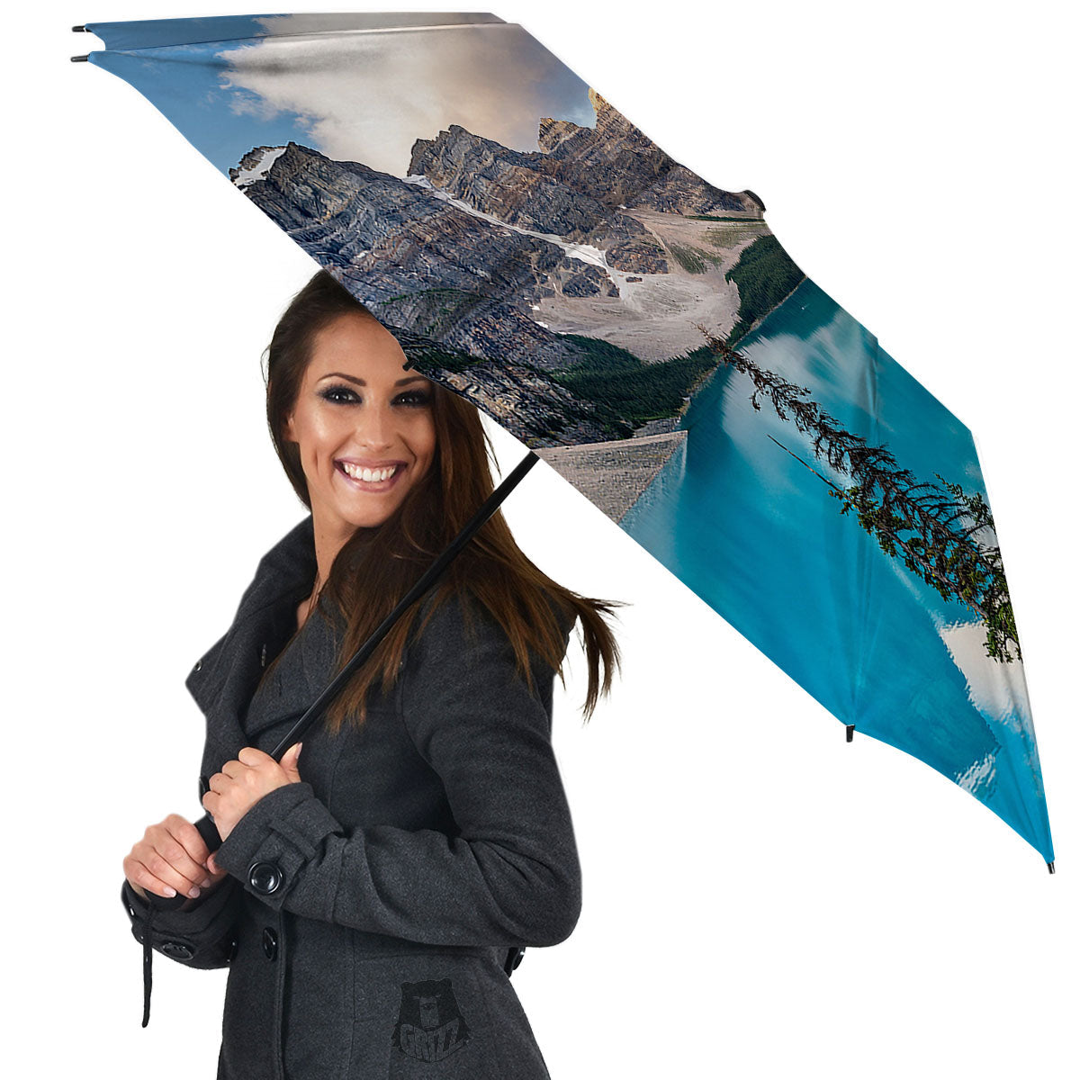 Rocky Mountain Print Umbrella-grizzshop