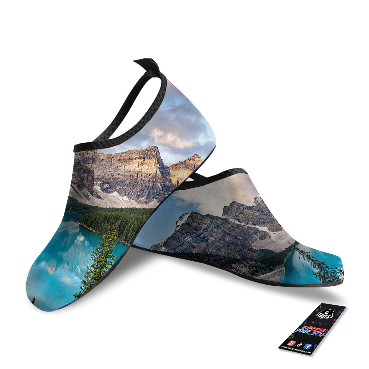 Rocky Mountain Print Water Shoes-grizzshop