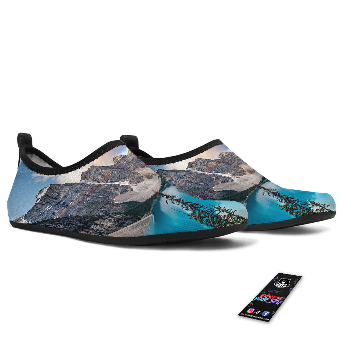 Rocky Mountain Print Water Shoes-grizzshop