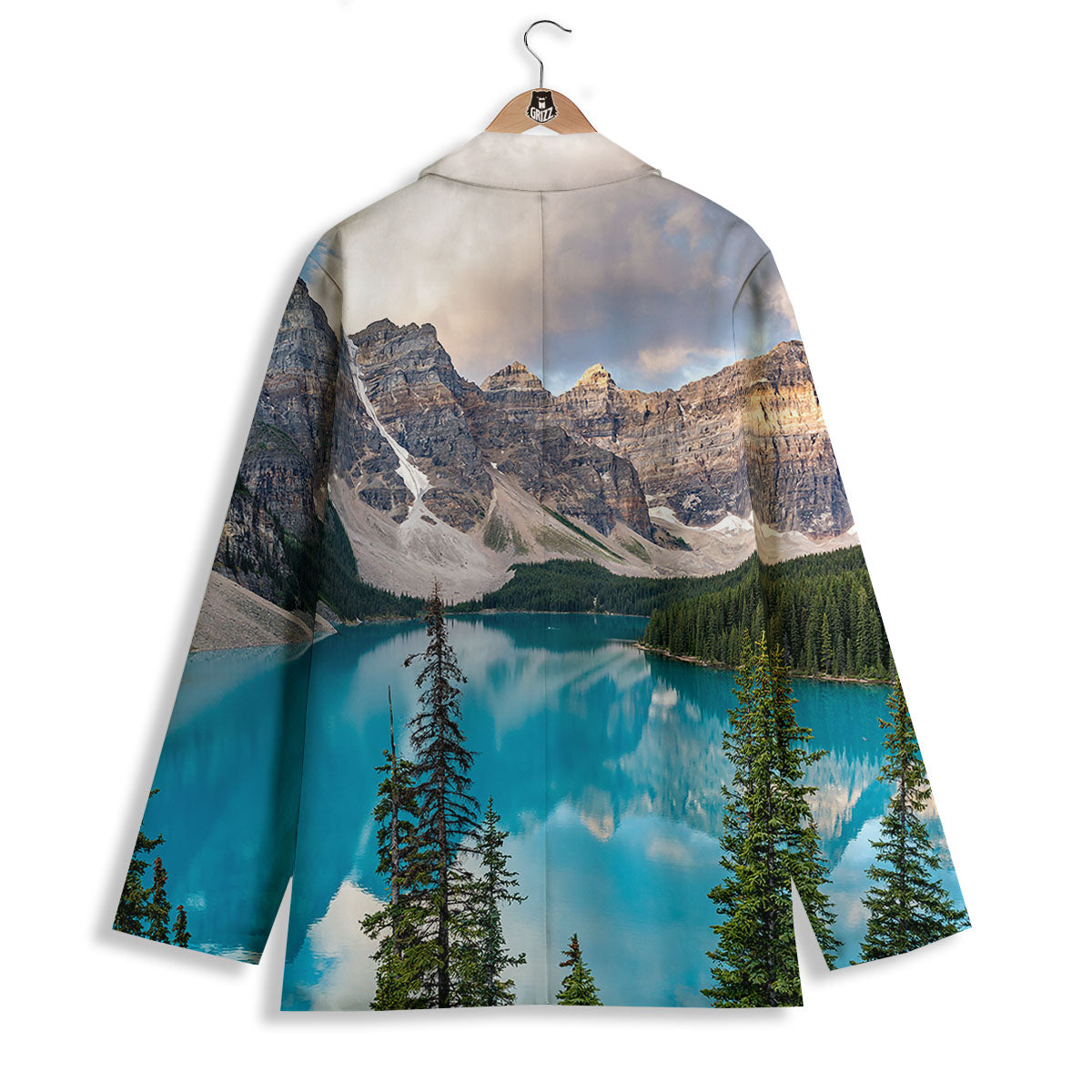Rocky Mountain Print Women's Blazer-grizzshop