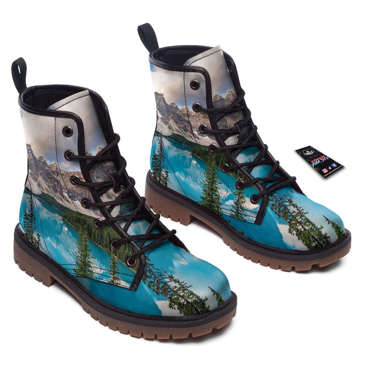 Rocky Mountain Print Work Boots-grizzshop