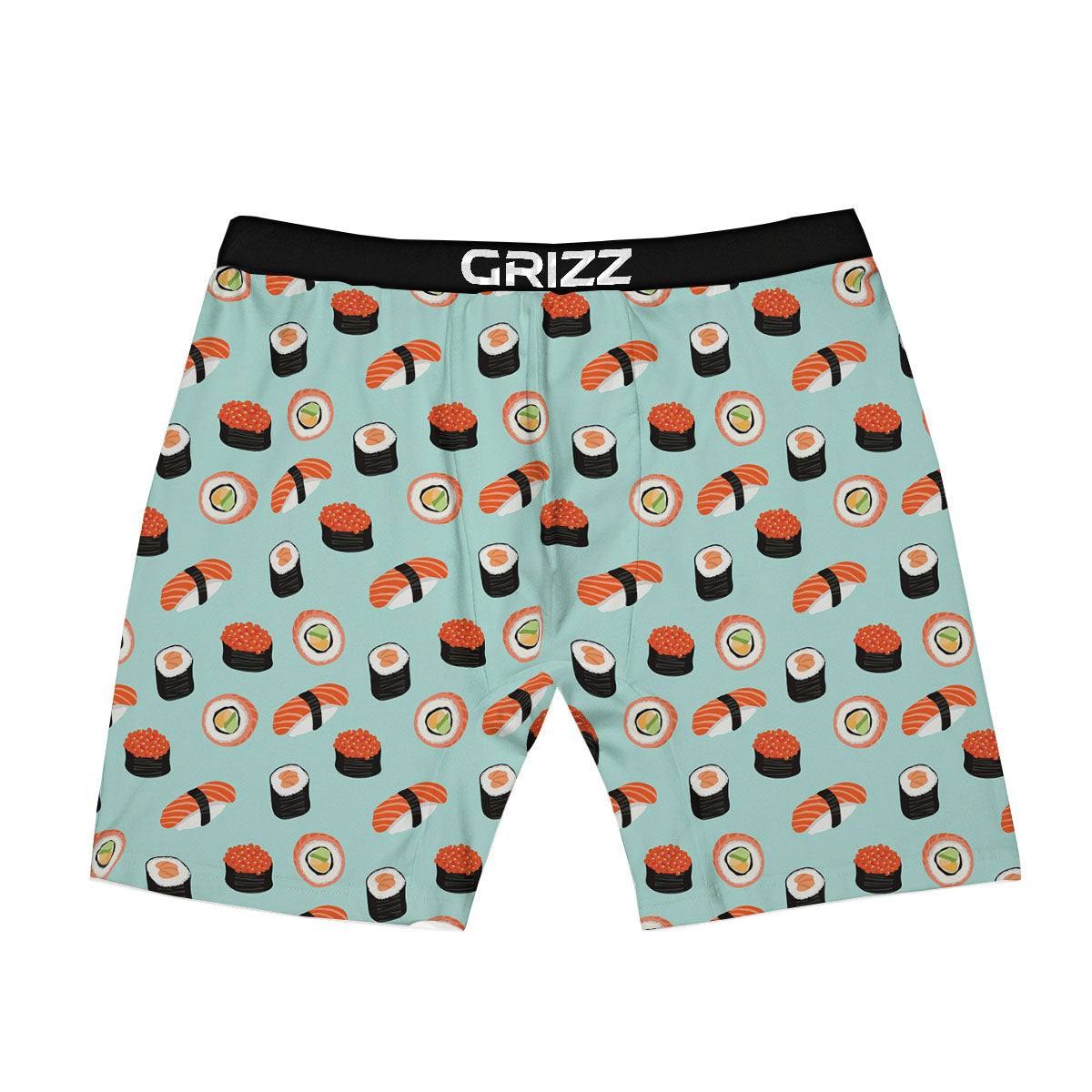Rolls And Japanese Sushi Print Pattern Boxer Briefs-grizzshop