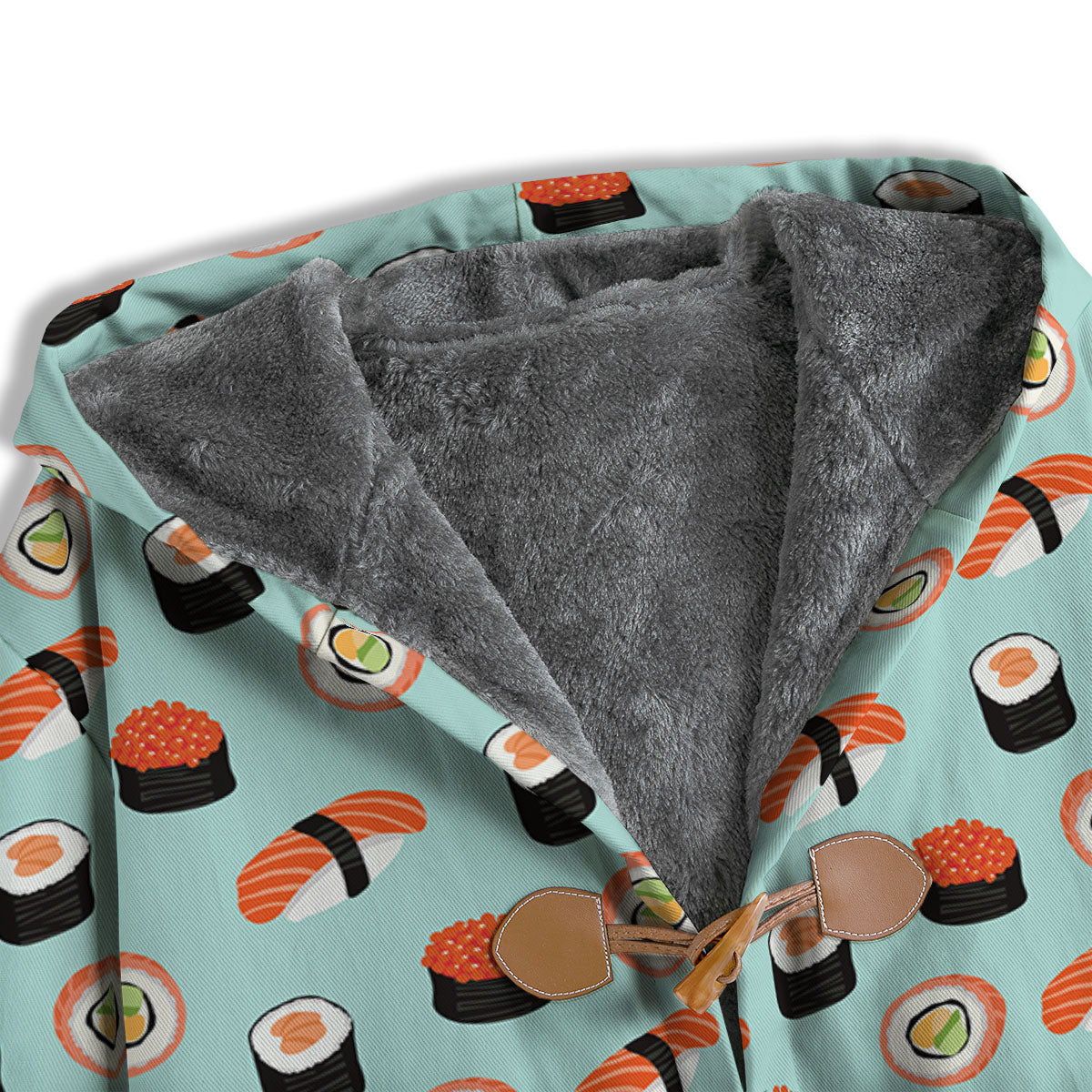 Rolls And Japanese Sushi Print Pattern Men's Windbreaker Jacket-grizzshop