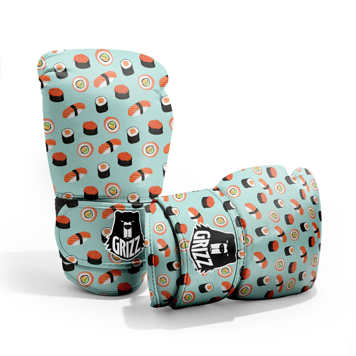 Rolls And Japanese Sushi Print Pattern Pro Boxing Glove
