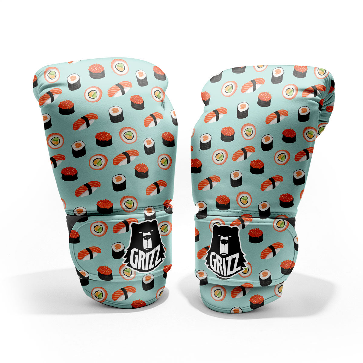 Rolls And Japanese Sushi Print Pattern Pro Boxing Glove