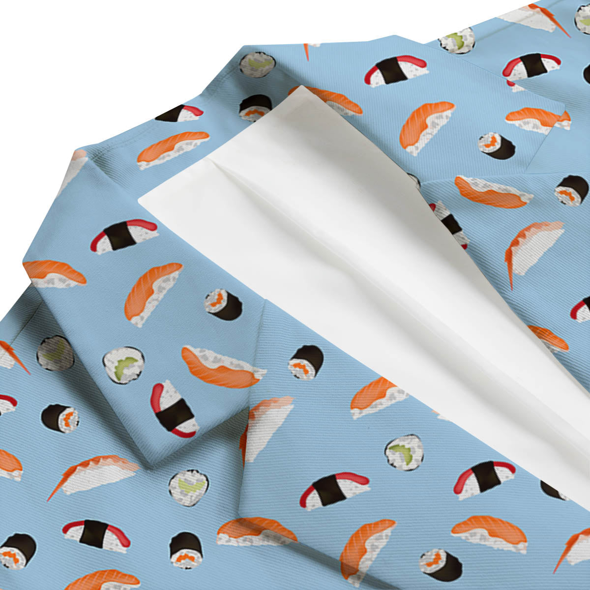 Rolls And Sushi Colorful Print Pattern Men's Blazer-grizzshop