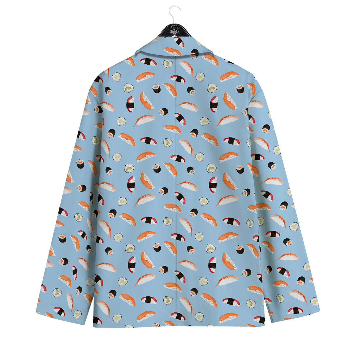 Rolls And Sushi Colorful Print Pattern Men's Sport Coat-grizzshop