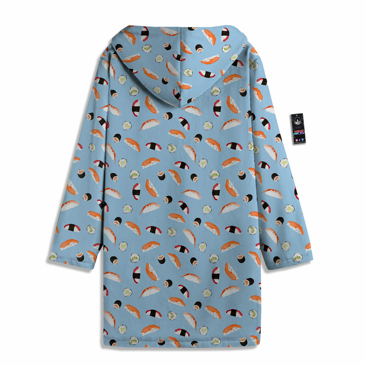 Rolls And Sushi Colorful Print Pattern Men's Windbreaker Jacket-grizzshop