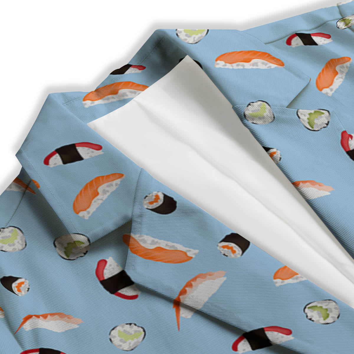 Rolls And Sushi Colorful Print Pattern Women's Blazer-grizzshop