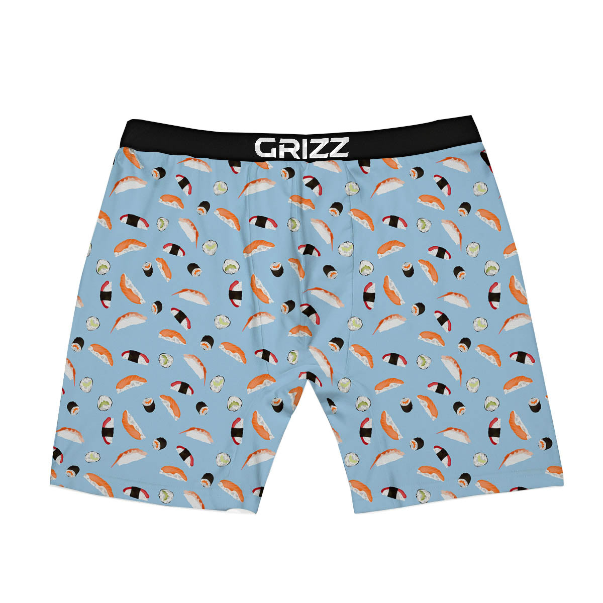 Rolls And Sushi Colorful Print Pattern Boxer Briefs