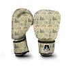 Rome Pattern Print Boxing Gloves-grizzshop