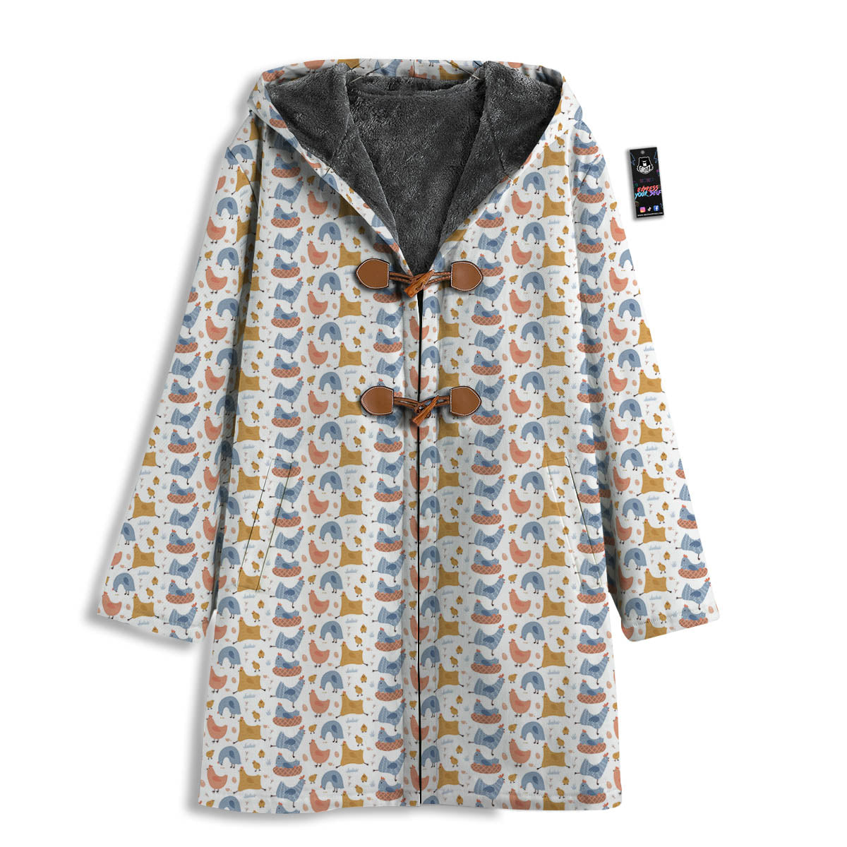 Rooster Colorful Print Pattern Men's Windbreaker Jacket-grizzshop