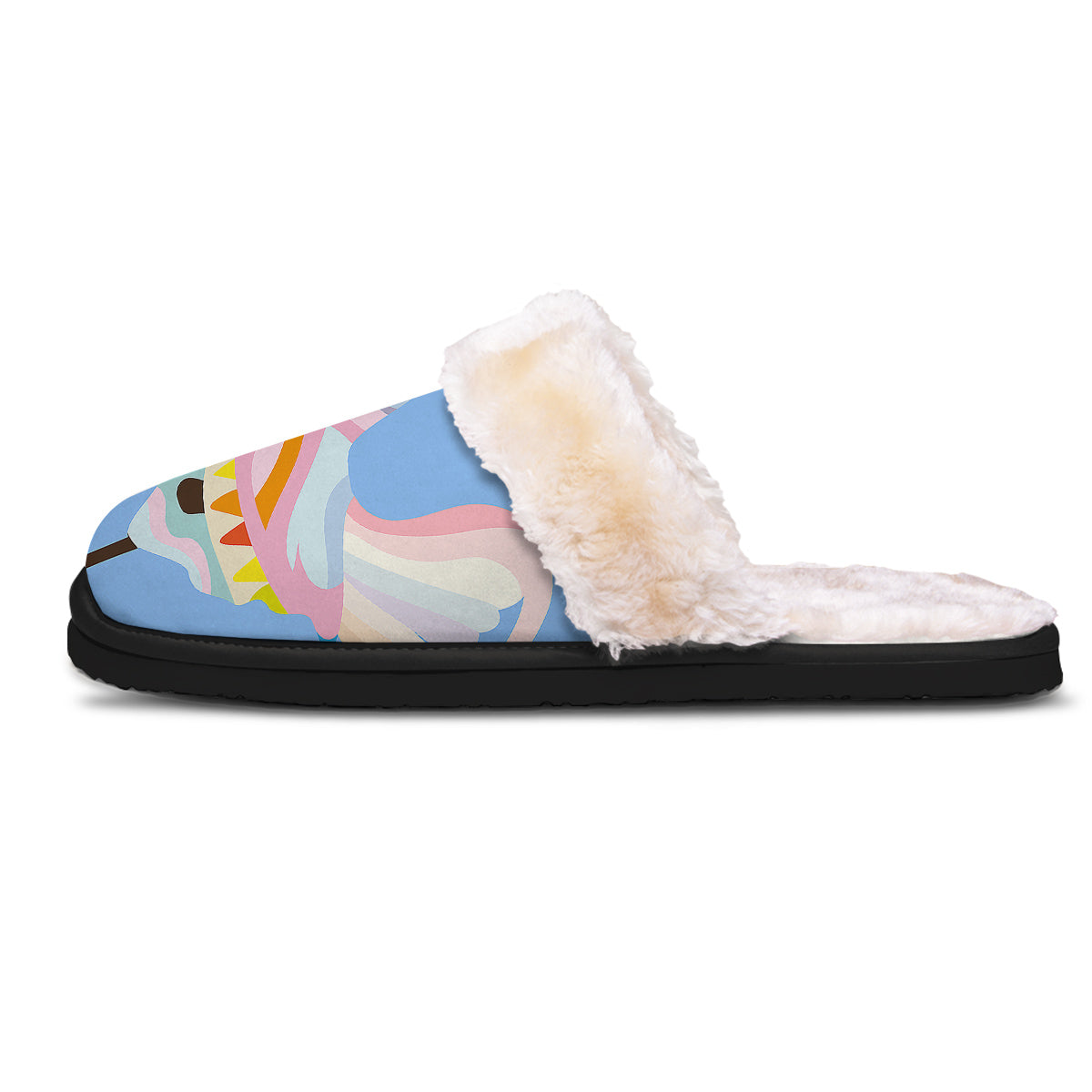 Rooster Colorful Print Slippers-grizzshop