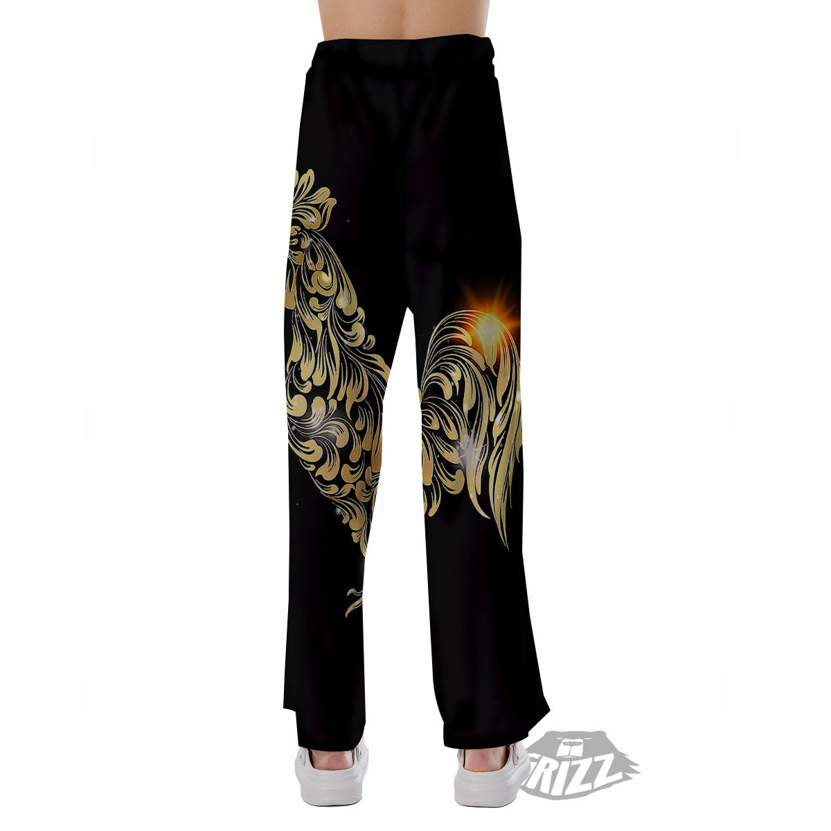 Rooster Golden Print Pajama Pants-grizzshop