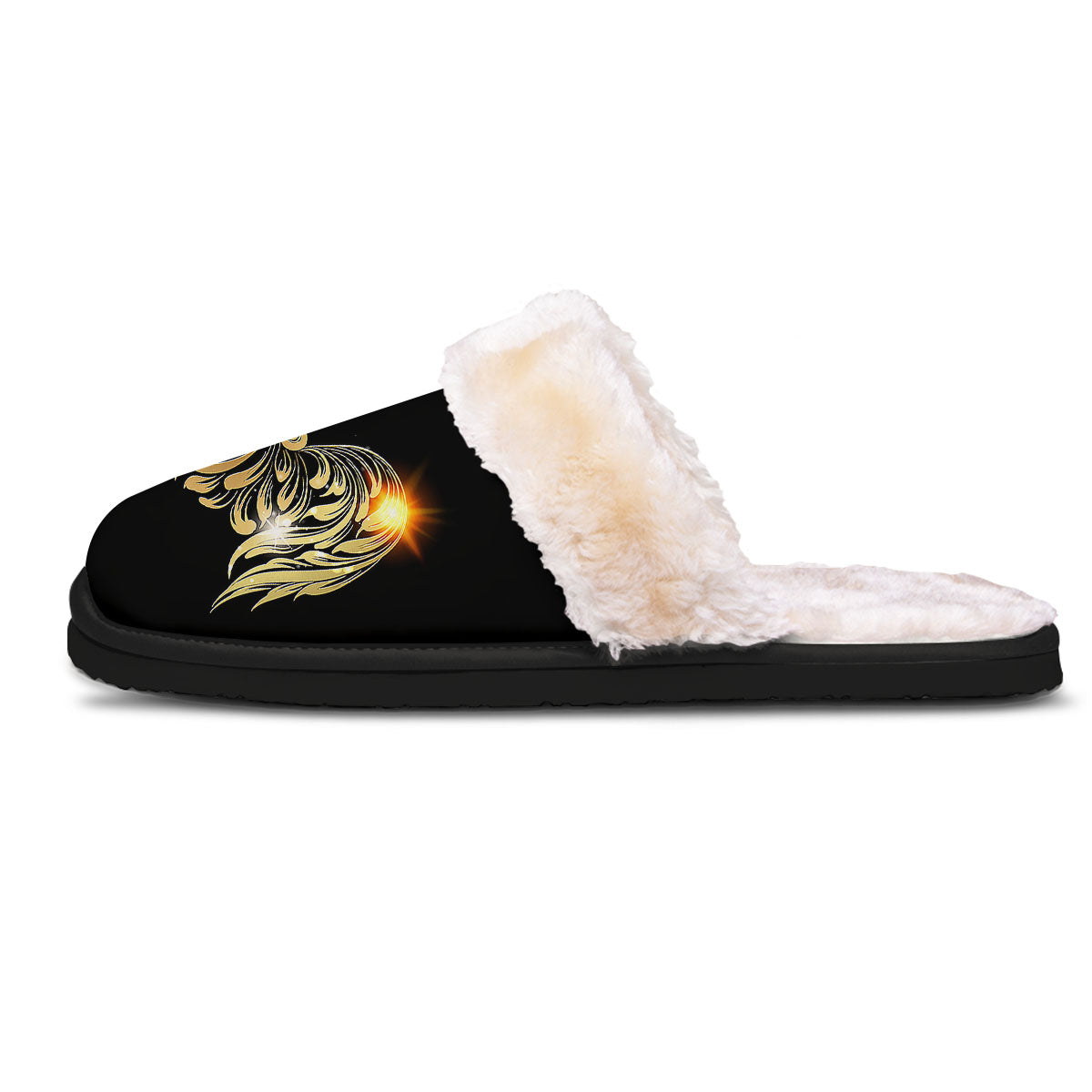 Rooster Golden Print Slippers-grizzshop