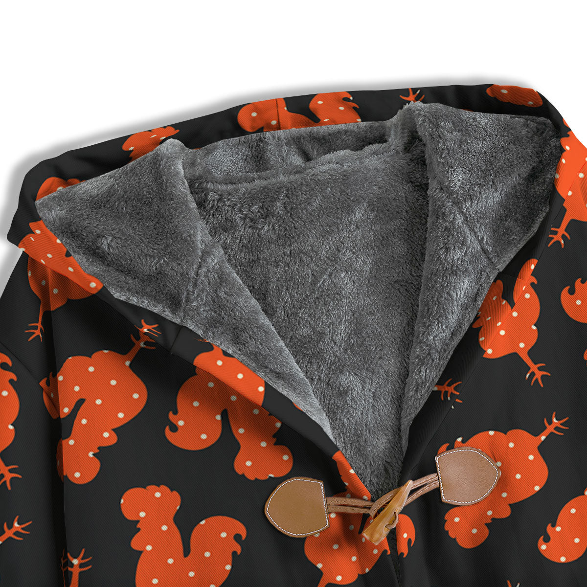 Rooster Polka Dot Print Pattern Men's Windbreaker Jacket-grizzshop