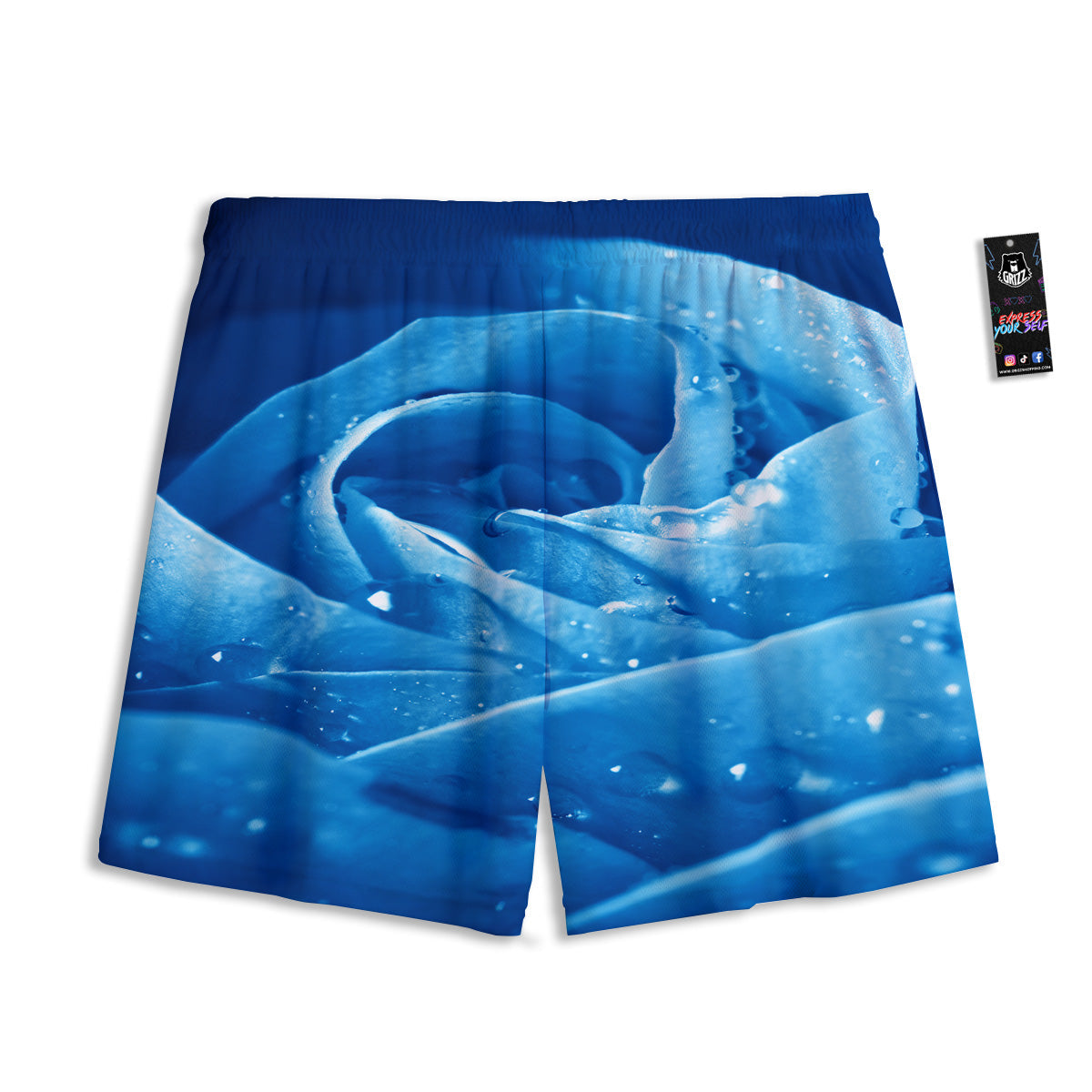 Puerto Rico Flag Print Mesh Shorts