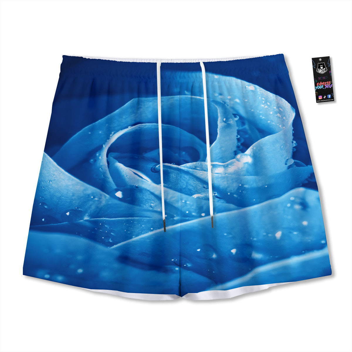Puerto Rico Flag Print Mesh Shorts