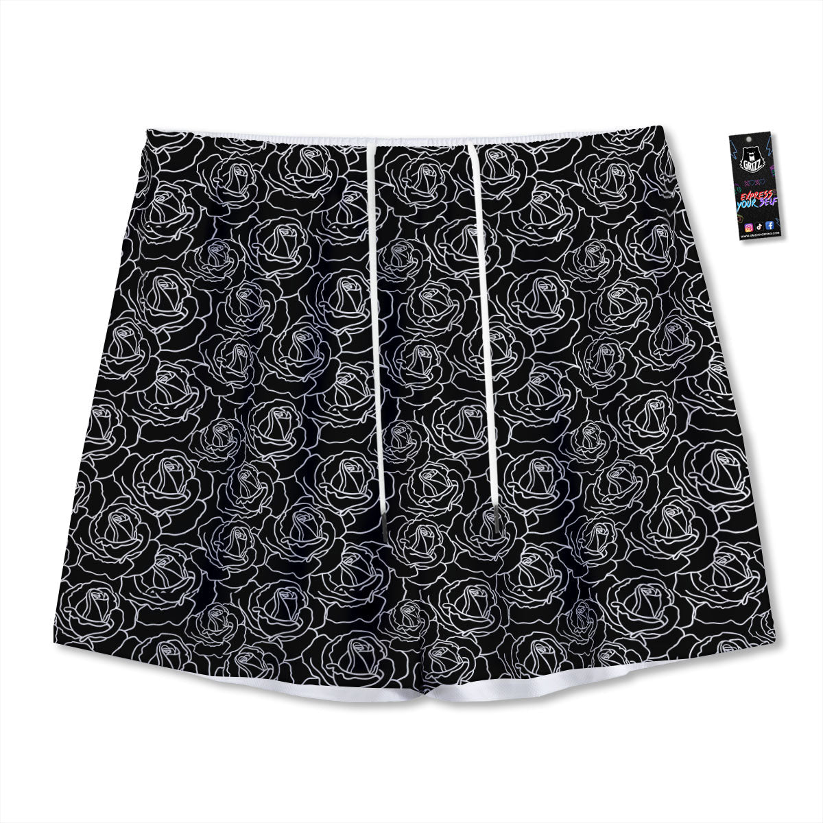 Pug Cute Print Pattern Mesh Shorts