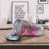 Rose Gold Marble Print Tumbler-grizzshop